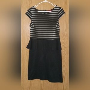 Elle Women's Dress Black & White Size M